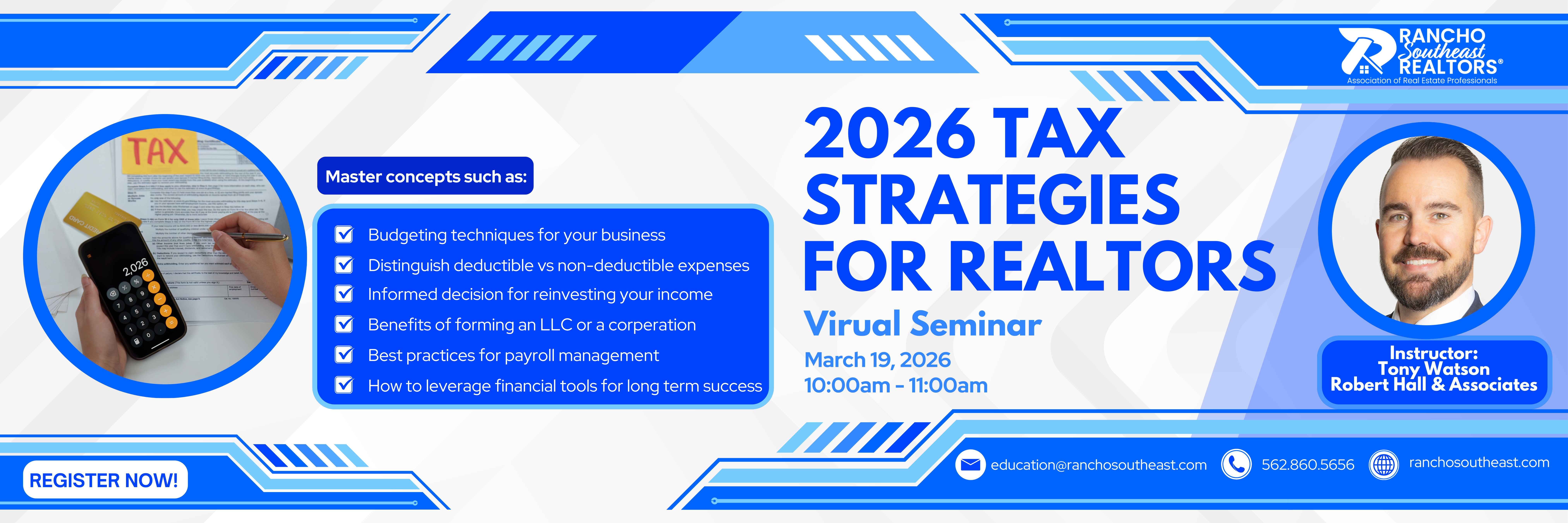 Virtual: 2026 Tax Strategies for REALTORS®